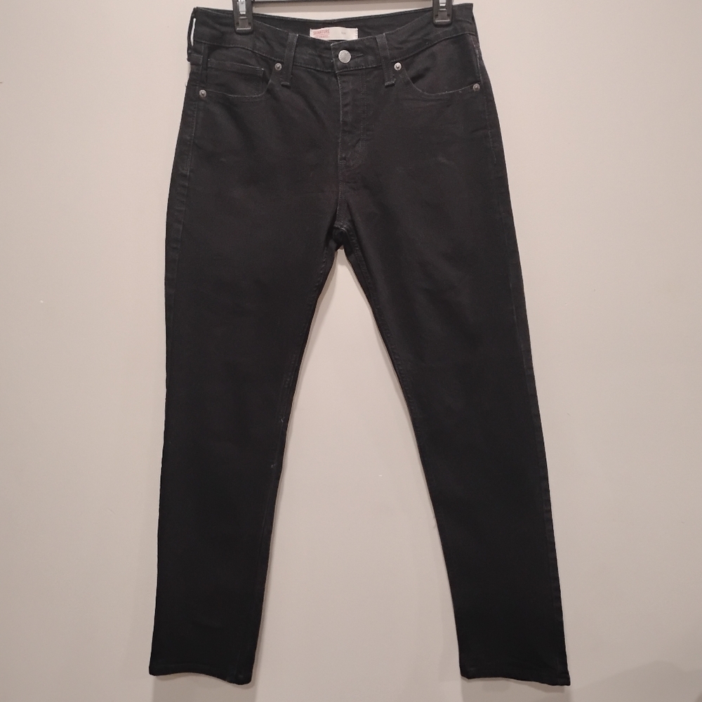 Black Levi High-Waisted Slim 30x30 Jeans